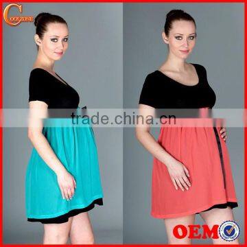 Maternity Wear Maternity Short Dress Dreamlike Chiffon Pregnancy Clothes Wholesale Maternity