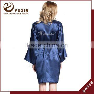 Bath robe women's sleepwear silk robes nightgown/Bathrobe SR0009