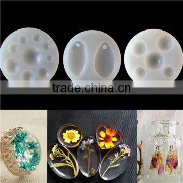 Cheap Wholesale Round White 8.4cm Silicone Resin Mold