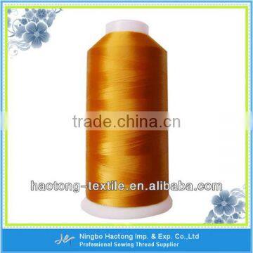 Brighter 100% Polyester Embroidery Thread, Gassed Mercerized Dyed Thread