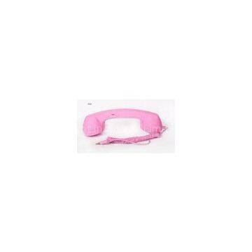 Pink Anti radiation bluetooth mini handset telephone receiver for mobile phone