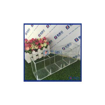 Acrylic cosmetic brush holder