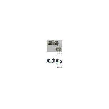 Polycarbonate / ABS Cat5e RJ45 Network keystone jack IDC CE modular jack