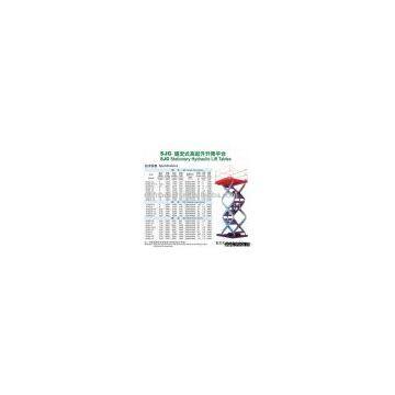 SJG Stationary Hydraulic Lift