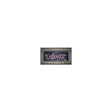New embroider Tapestry red 100 children fabric piece