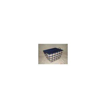 pretty and natural material paper handcraft storage basket