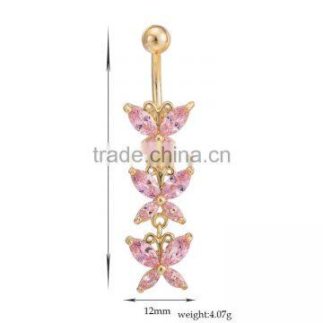 Skull Belly Ring Fake Button Big Fashion Crystal Piercing Jewelry photo-3