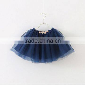 Latest Kid Girl Clothes Tulle Skirt Fashion Star Design Children Puffy Tulle Skirt photo-2