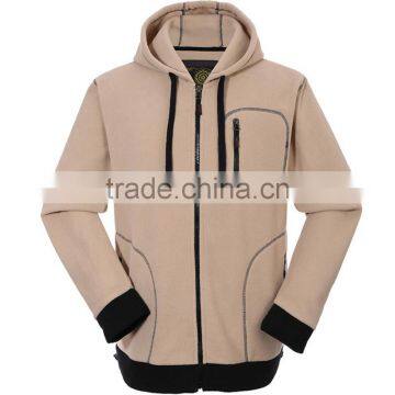 professional high quality men fleece hooded winter jacket factory