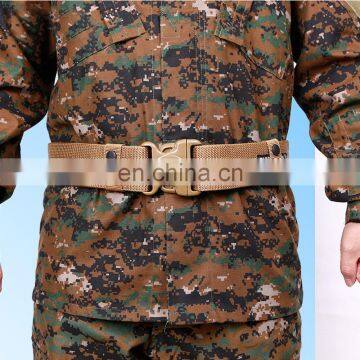 2017 Wholesale Fashion High quality canvas Military Uniform Belt