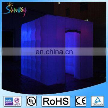 Inflatable Spray Booth , Shopping Mall Inflatable Photo Booth Enclosure Tent