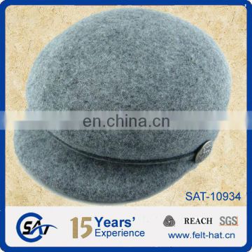 ladies caps fashion wool felt caps for wholesale