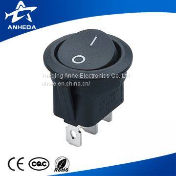 Illuminated Round Boat Electronics Rocker Switch Hidden Camera Light Switch T85 With LED Indicator photo-2