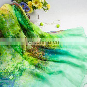 2015fashion style newest high quality silk crepe georgette digital printing shawl(SP858AL)