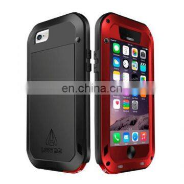 cheap phone case New Design LOVE MEI Metal Ultra-thin Waterproof Dustproof Shockproof Powerful Protective Case for iPhone 6