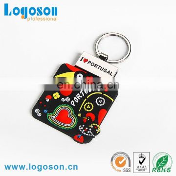 2016 Top Quality Novelty Souvenir Custom Design Rubber Keychain photo-6