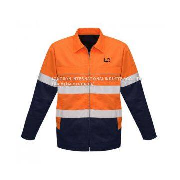 Hi Vis Cotton Drill Jacket