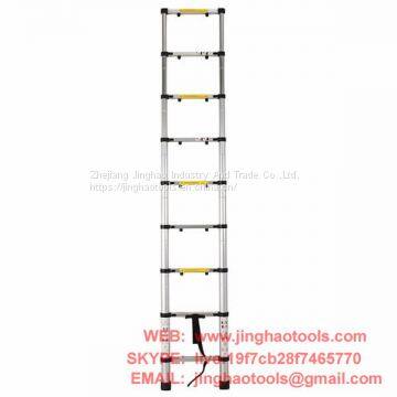 2.6m Aluminum Telescopic Ladder With Finger Gap