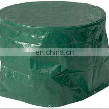 PE waterproof garden furniture 4 seater round patio furn set cover