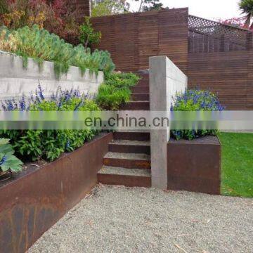 Outdoor Corten Steel Fence/Garden Screen/ Retaining Wall photo-7