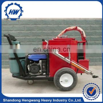 Asphalt road crack sealing machine with 60L hot melt kettle