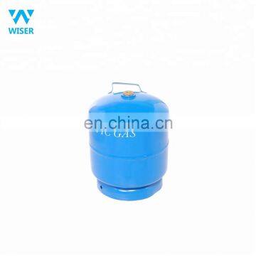 DOT CE ISO4706 3kg 7.2L Empty Lpg/propane/butane Gas Cylinder/tank/bottle Africa for Cooking Camping BBQ Kitchen photo-2
