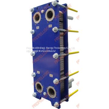 Industrial plate heat exchanger for water to water 0.5-5000m3 capacity