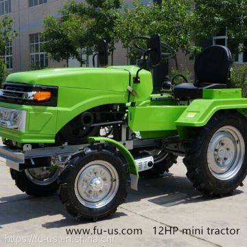 15HP Mini 4 Wheel Tractor With Rotavator photo-4
