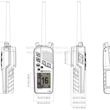 JRC JHS-207 Two-way VHF Radiotelephone