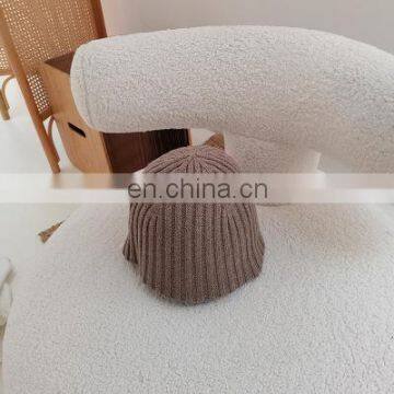Japanese Niche Knitting Bucket Hat Female Solid Color Casual Wild Fisherman Hat Korean Version of the Autumn and Winter photo-4