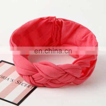 Twist Knot Elastic Nylon Headbands Baby Headband Girl's photo-3