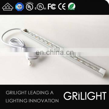 14.4w Rgb Ip65 Round Lens Led Strip Light With 4 Pin Connector White Cable photo-3