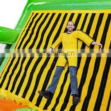 Jungle Themed Inflatable Sticky Climbing Wall Party Game Inflatable Climbing Tower For Sale photo-5
