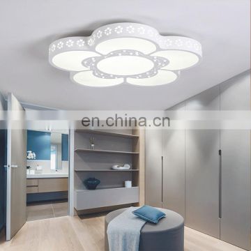 Modern simple atmosphere LED living room ceiling lamp creative iron acrylic bedroom study lighting