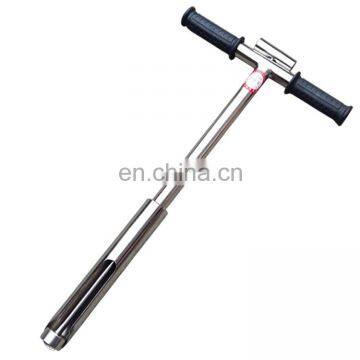 Handle Probe Stainless Steel Tool Garden Soil Sampler