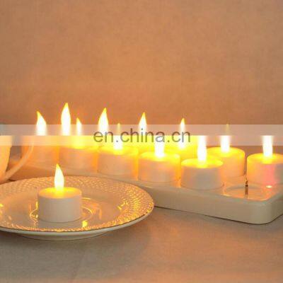 flameless flicker 12packs facorty offered rechargeable led candle