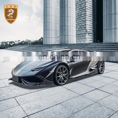 Decorative car accessories auto carbon fiber side skirt extensions for lambo huracan lp610 lp580-2