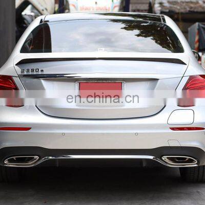 E-Class W213 Carbon Fiber Rear Trunk Spoiler for Mercedes E200 E350 E63 AMG Sedan 16-17 photo-2
