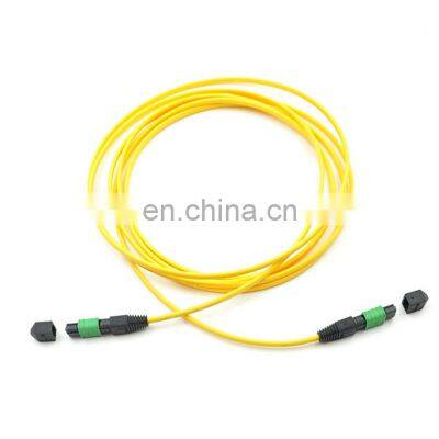 10 meters 12 cores Single mode G657A MPO/MTP Fiber Optic Patch cord cable de conexion de fibra Fiber Jumper qsfp+ mtp/mpo