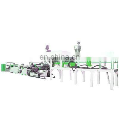 PLA biodegradable sheet production line / biodegradable plastic sheet making machine