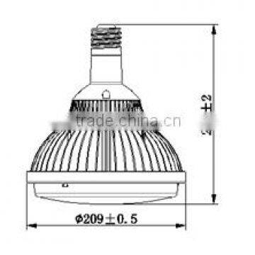 Aluminum housing and heat sink finning LED linear high bay light                        
                                                                                Supplier's Choice