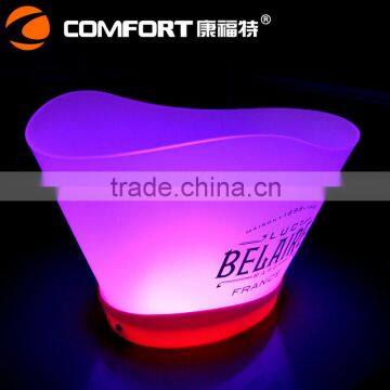 Large Beer Custom Clear Bulk Acrylic PS Led Plastic Ice Bucket photo-2