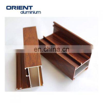 Malaysia Oem/odm Accepted Wholesale Custom Wood Grain Hot Sale Casement Aluminum Spring Door Profile Frame