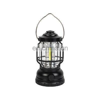 Trendy Lantern Stand LED Light Luxury New Outdoor Emergency Portable Outdoor Charging Retro Camping Lamp photo-2
