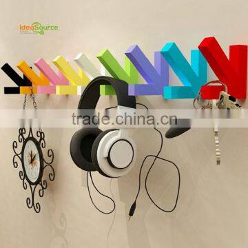 Creative Lovely Wood Hook Coat Hanger photo-2