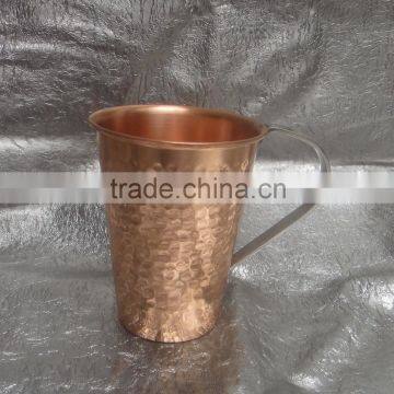 Hammered Moscow Mule Beer Drinking Copper Mug Cup