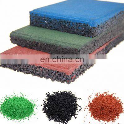 Anti uv mat playground rubber tile rubber flooring