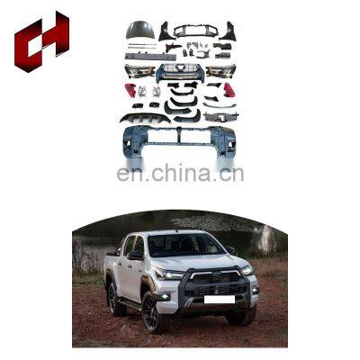 CH High Quality Vehicle Modification Engine Hood Side Stepping Rear Bumper Body Kit For Toyota Hilux 2005-2018 To 2020 Or 2021