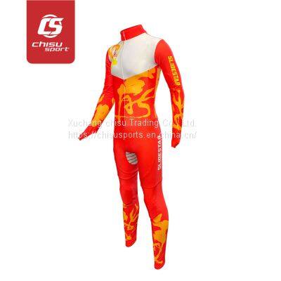 chisusport sublimation short track speed skating suit skinsuit racing suit cut resistant suit teamwear custom oem