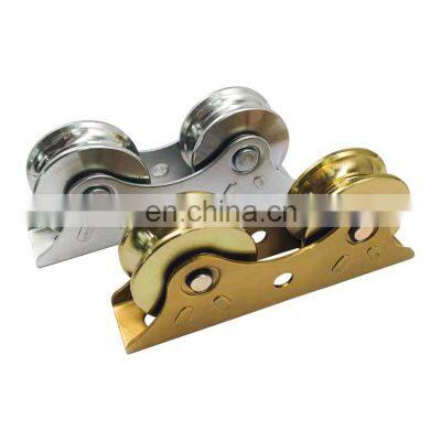 Zinc Plated Door & Window Rollers Fitting Wardrobe cabinet pvc sliding bearing Sliding door window track roller wheels